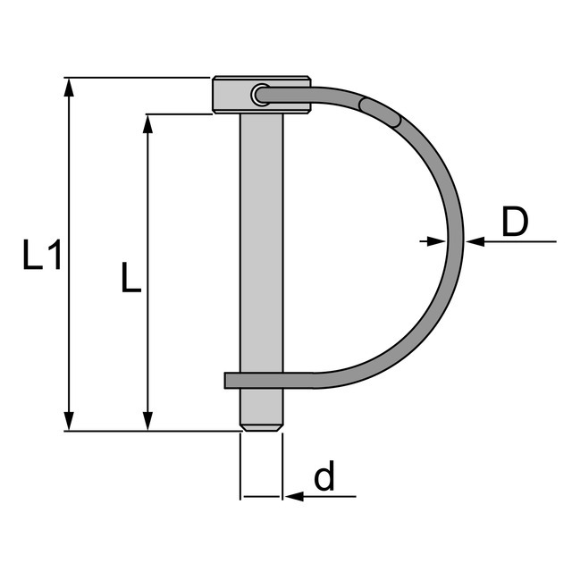 Goupille A Arceau 8X67 MM référence fournisseur 31135242